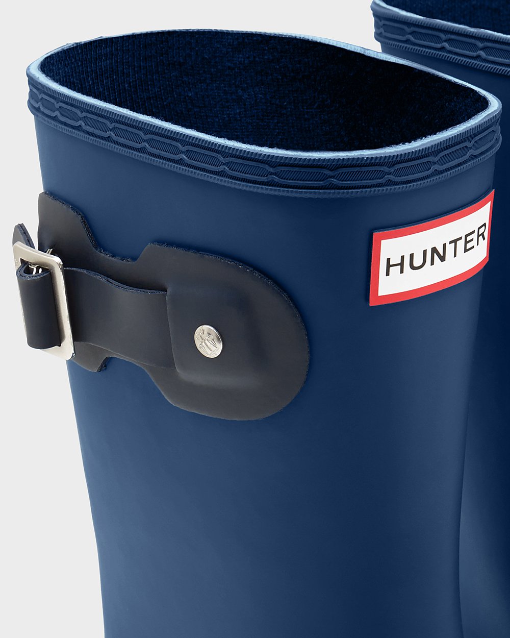 Galochas Curtas Hunter Feminina Azul Marinho - Original Tour Foldable - 63SXGZJNF